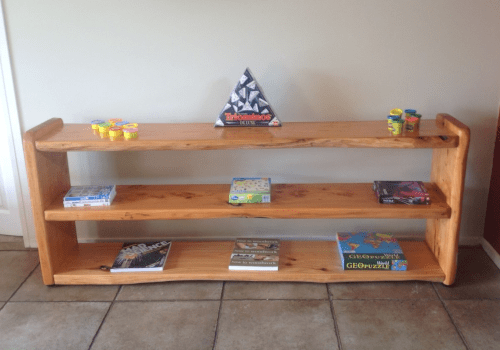 9002 Macrocarpa Bookshelf - 3 shelves
