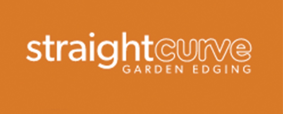 Straight curve garden edging logo